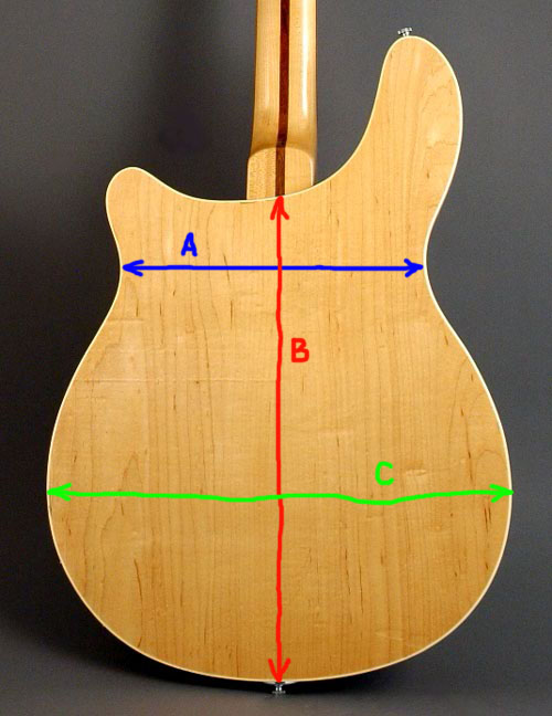 Rickenbacker 4005 Dimensions...?